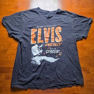 Elvis Presley Concert Band Men's T-shirt - Size L
